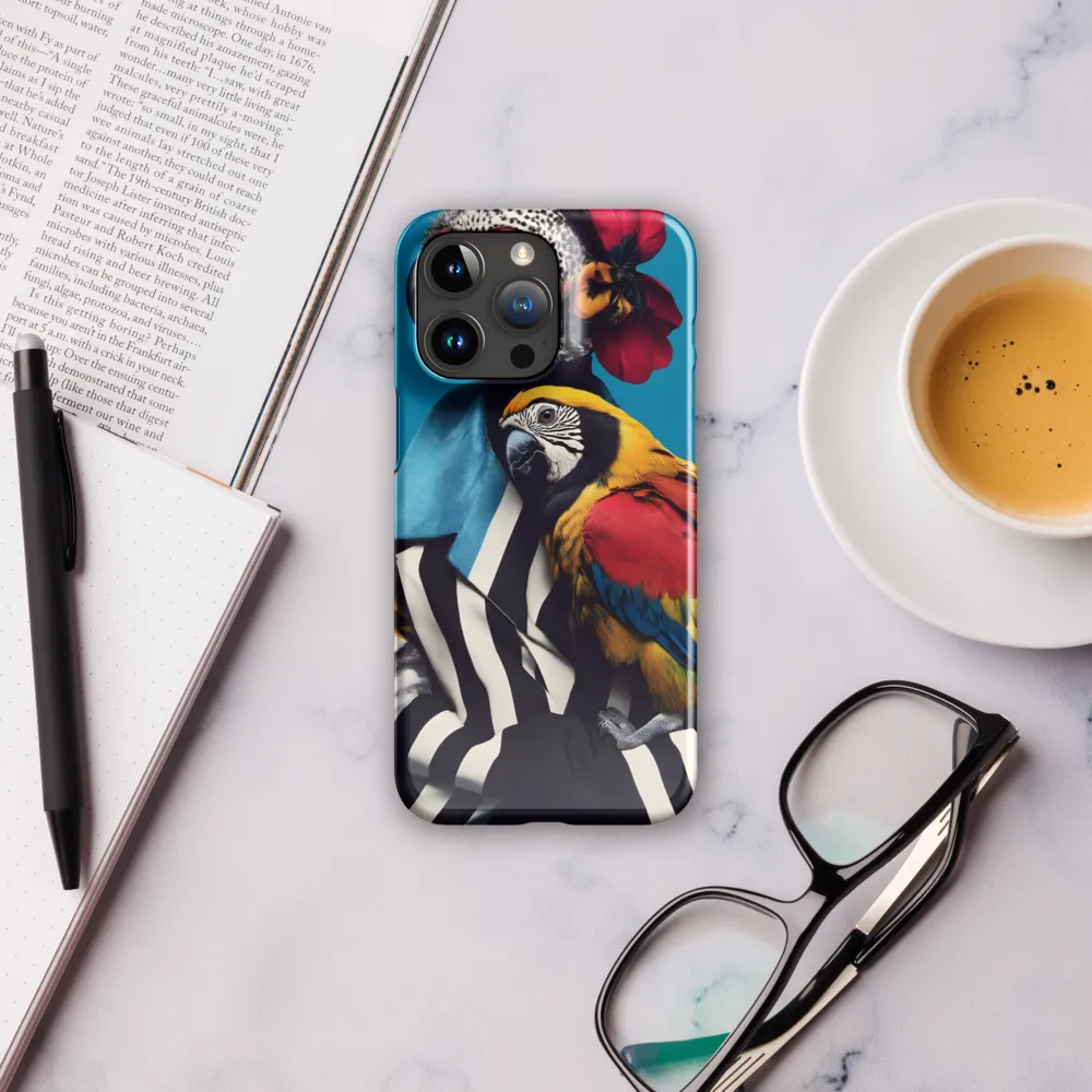 Vibrant Fusion of Flora and Fauna | Phone Case |  15 Pro Max | Snap Case | Glossy