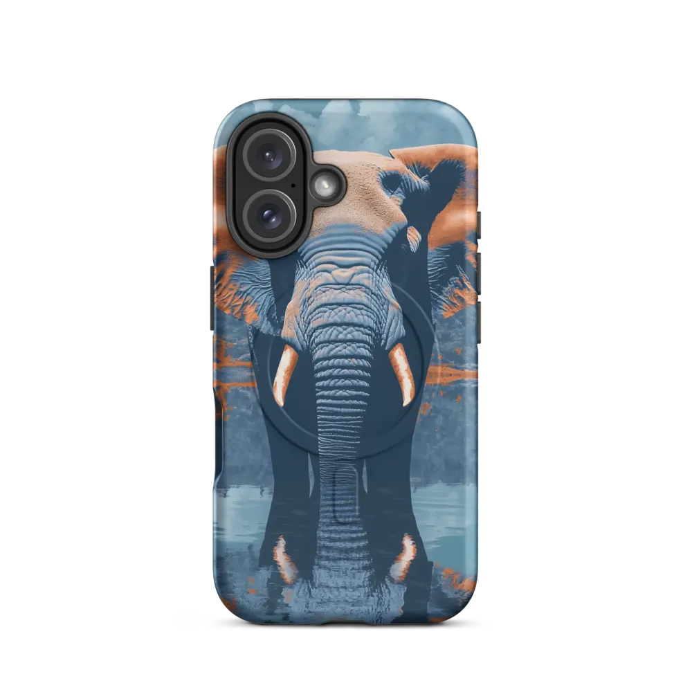 Majestic Reflection: The Elephant's Serenade