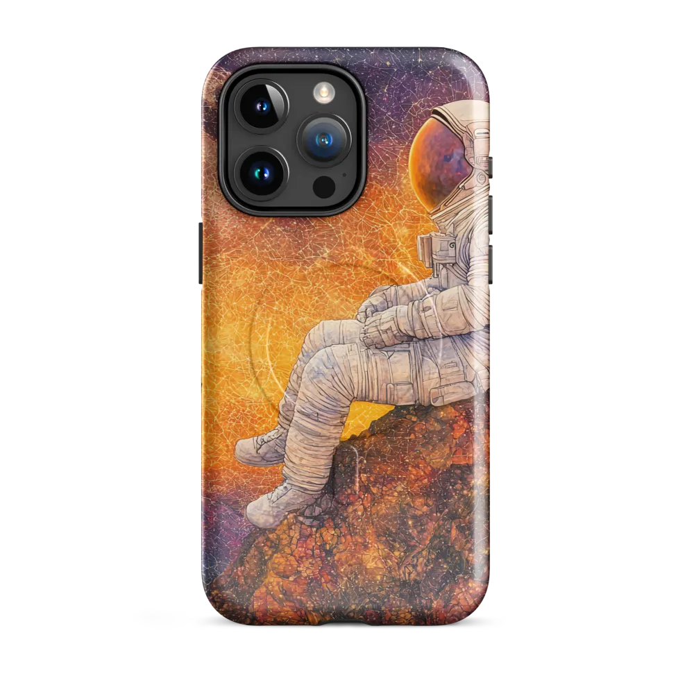 Cosmic Contemplation | Phone Case |  15 Pro Max | MagSafe® Tough Case | Glossy
