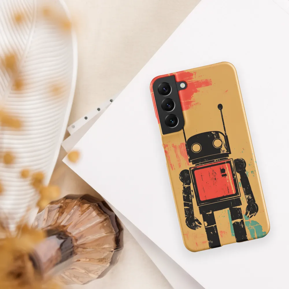 The Retro Robot | Phone Case |  S22 Plus | Snap Case | Matte