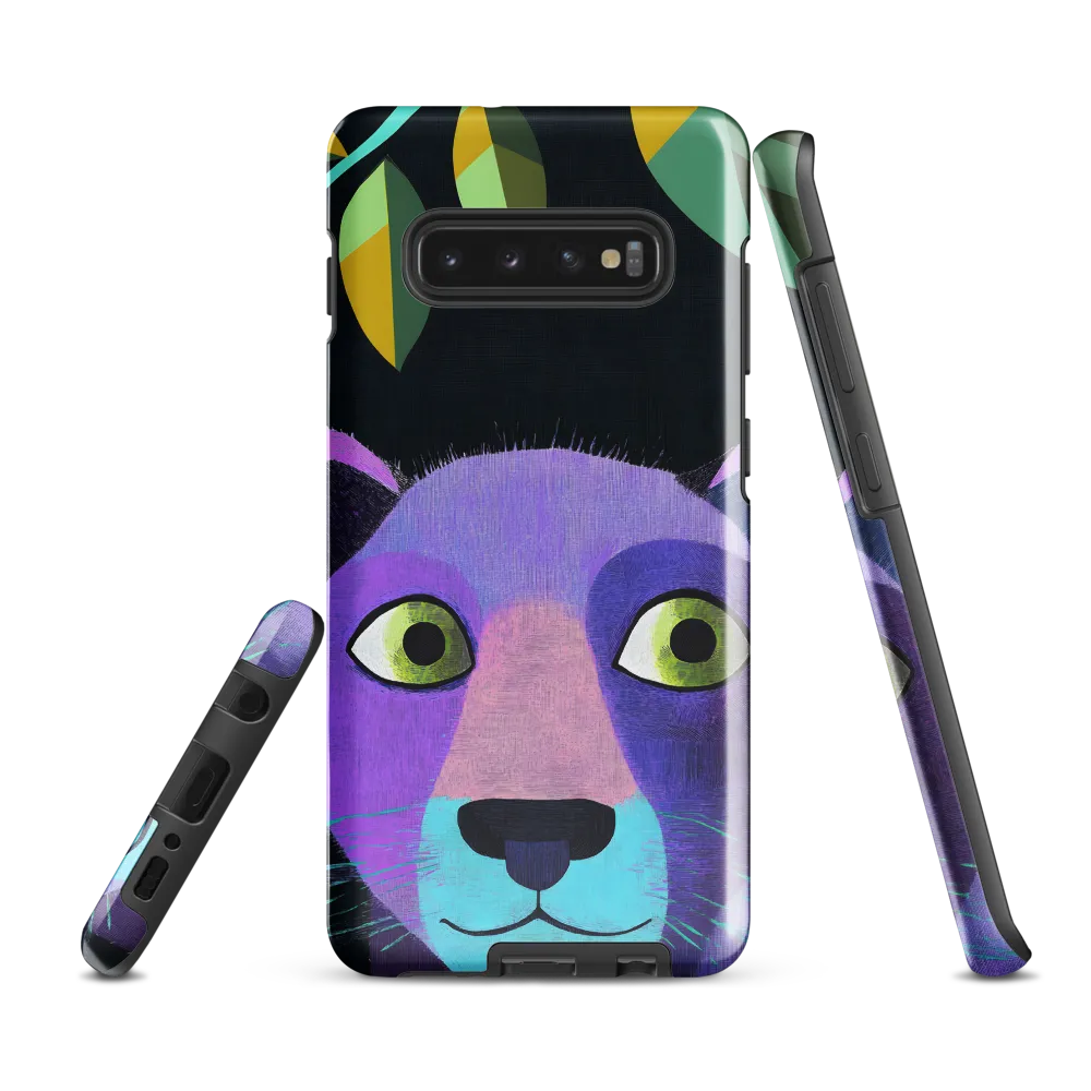 Playful Lion Portrait | Phone Case |  S10 Plus | Tough Case | Glossy