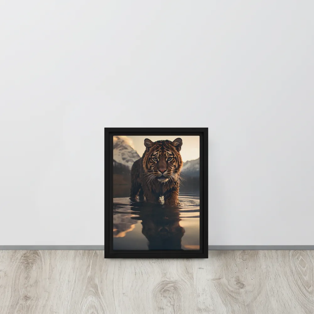 Majestic Reflection: The Tiger's Domain