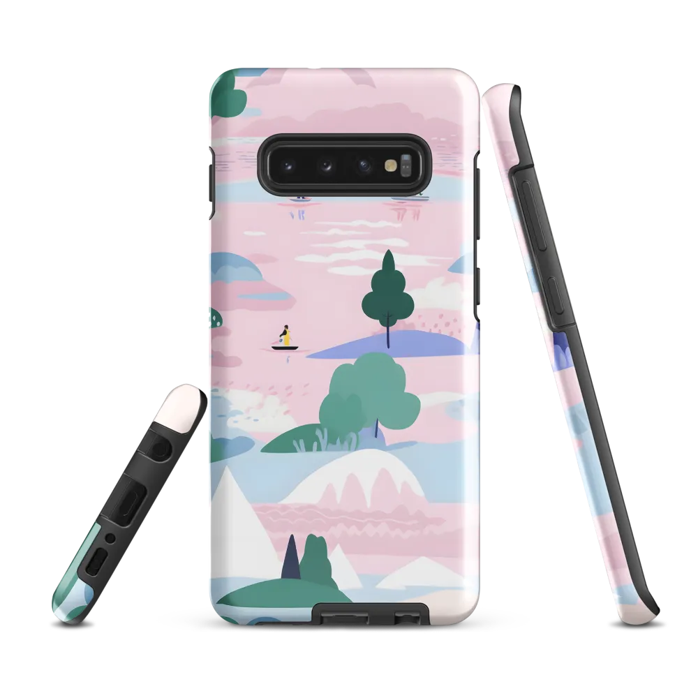 Whimsical Reflections: A Journey Through Landscapes | Phone Case |  S10 Plus | Tough Case | Glossy