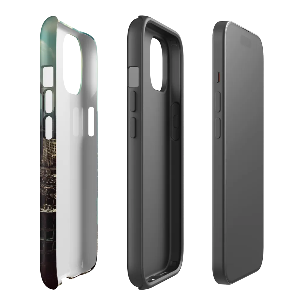 Urban Ruins: A Futuristic Reflection | Phone Case |  15 | Tough Case | Matte