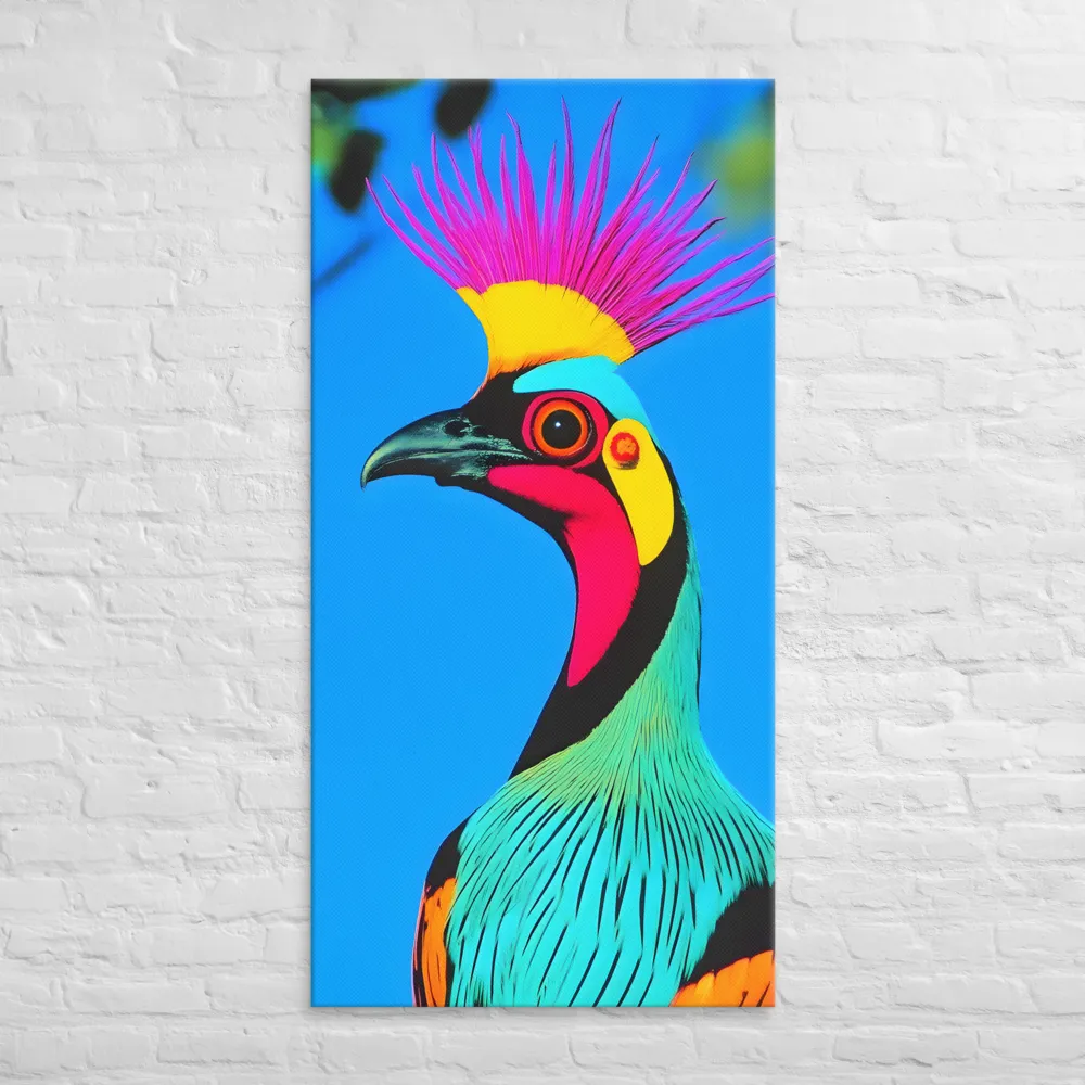 Whimsical Avian Portrait | Canvas | 30″×60″
