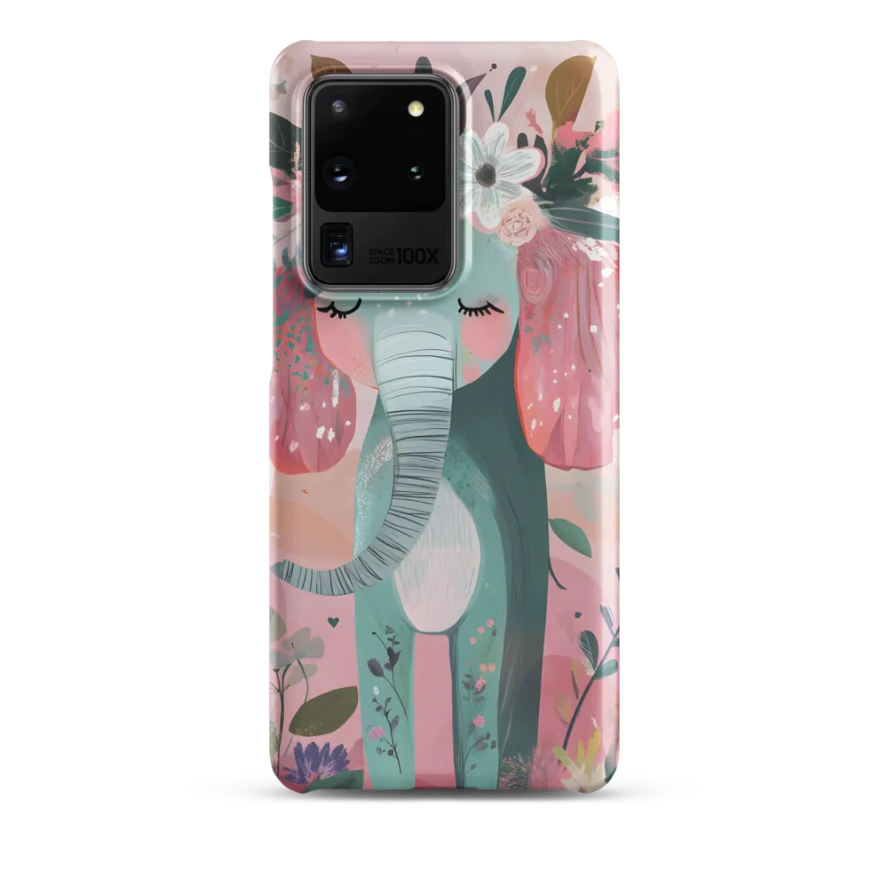 Whimsical Elephant in Bloom