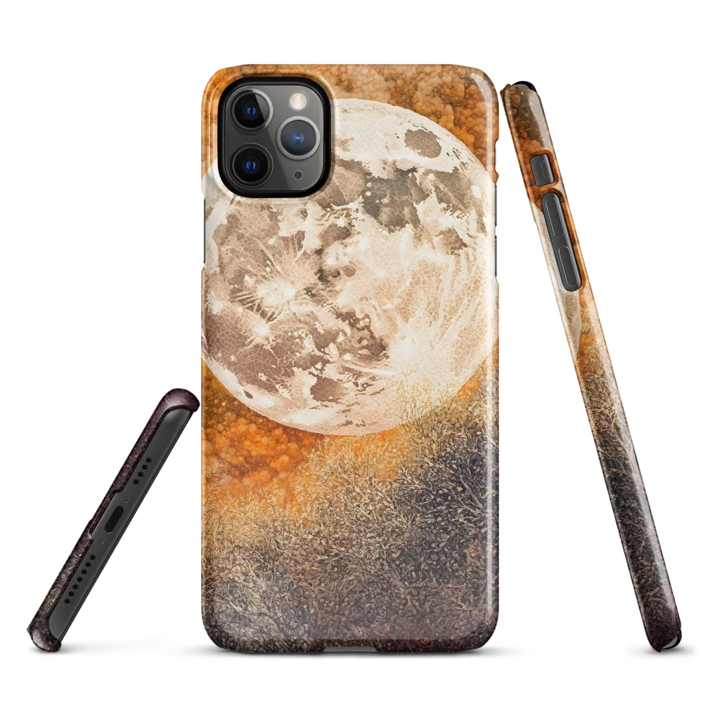 Luminous Serenity: The Enchanted Moon | Phone Case |  11 Pro Max | Snap Case | Glossy