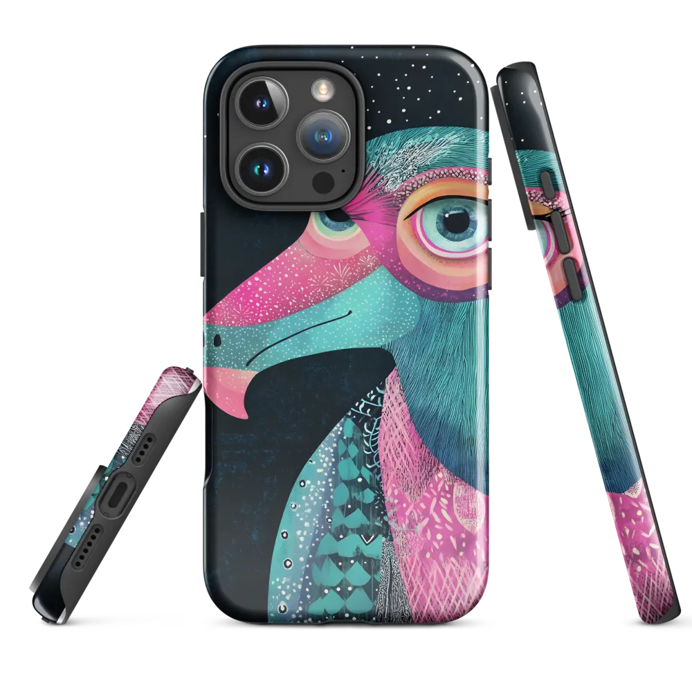 Whimsical Vulture: A Dance of Colors