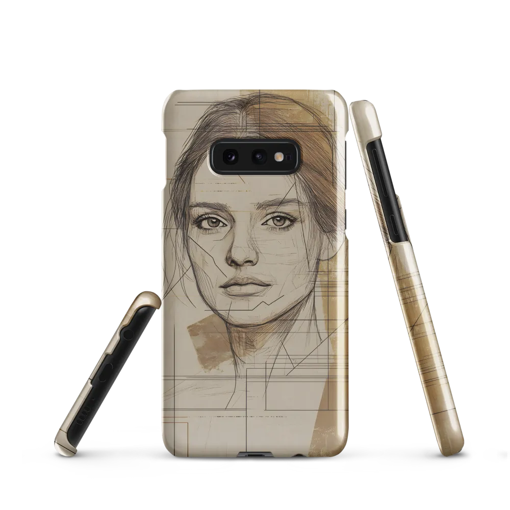 Geometric Elegance: A Modern Portrait