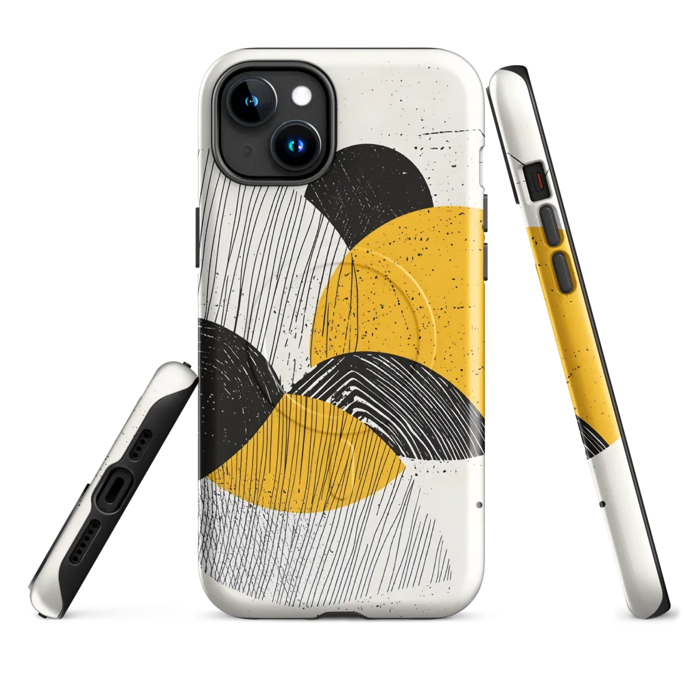 Dynamic Harmony in Black and Yellow