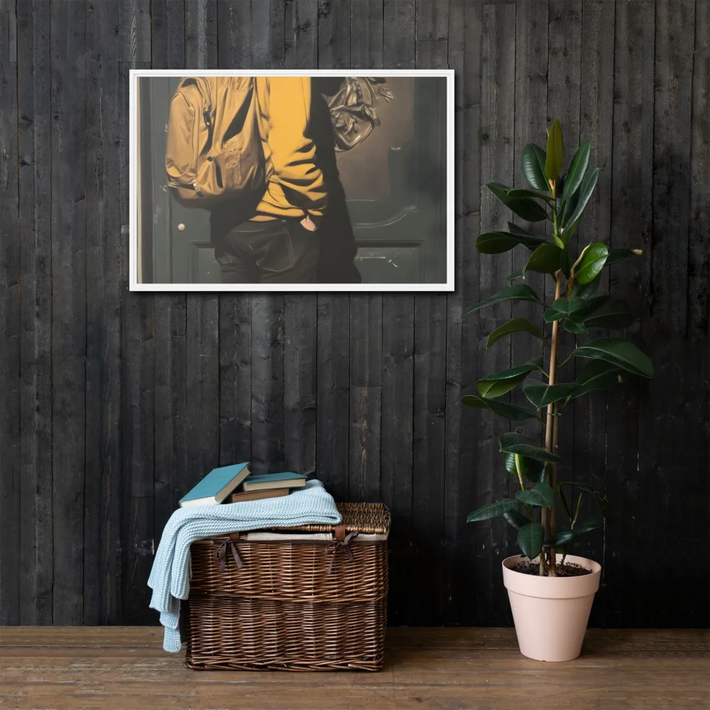 Silent Reflection | Canvas with White Frame | 24″×36″