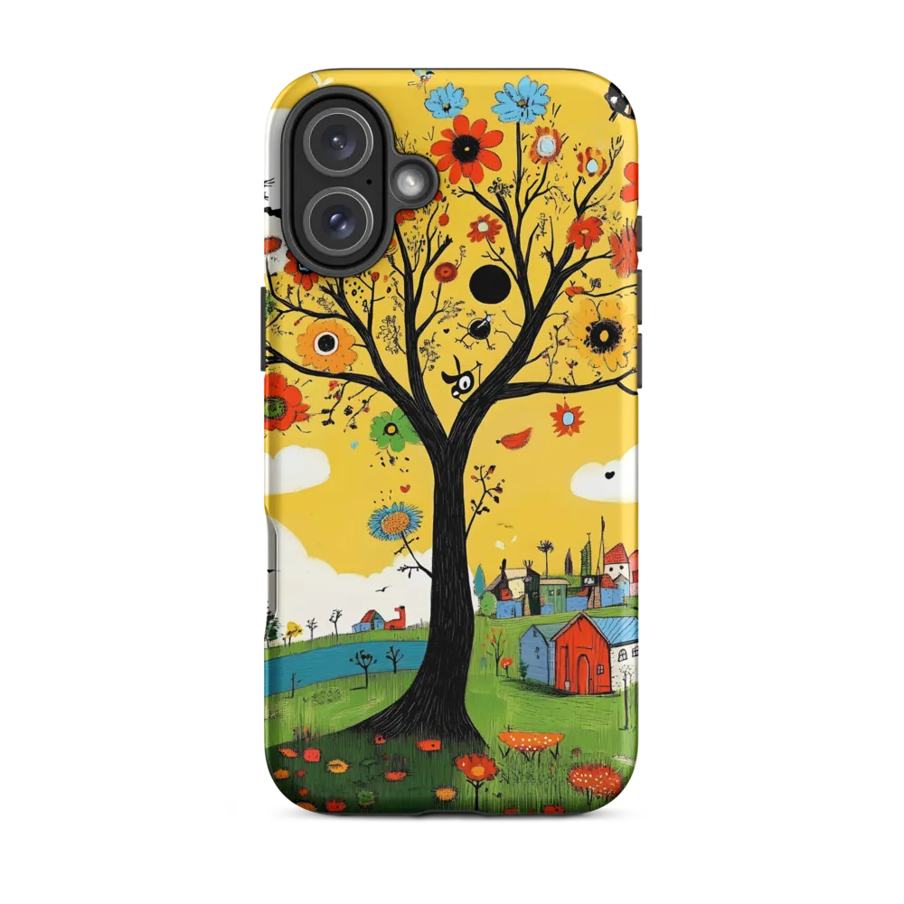Whimsical Blooms of Life | Phone Case |  16 Plus | Tough Case | Matte