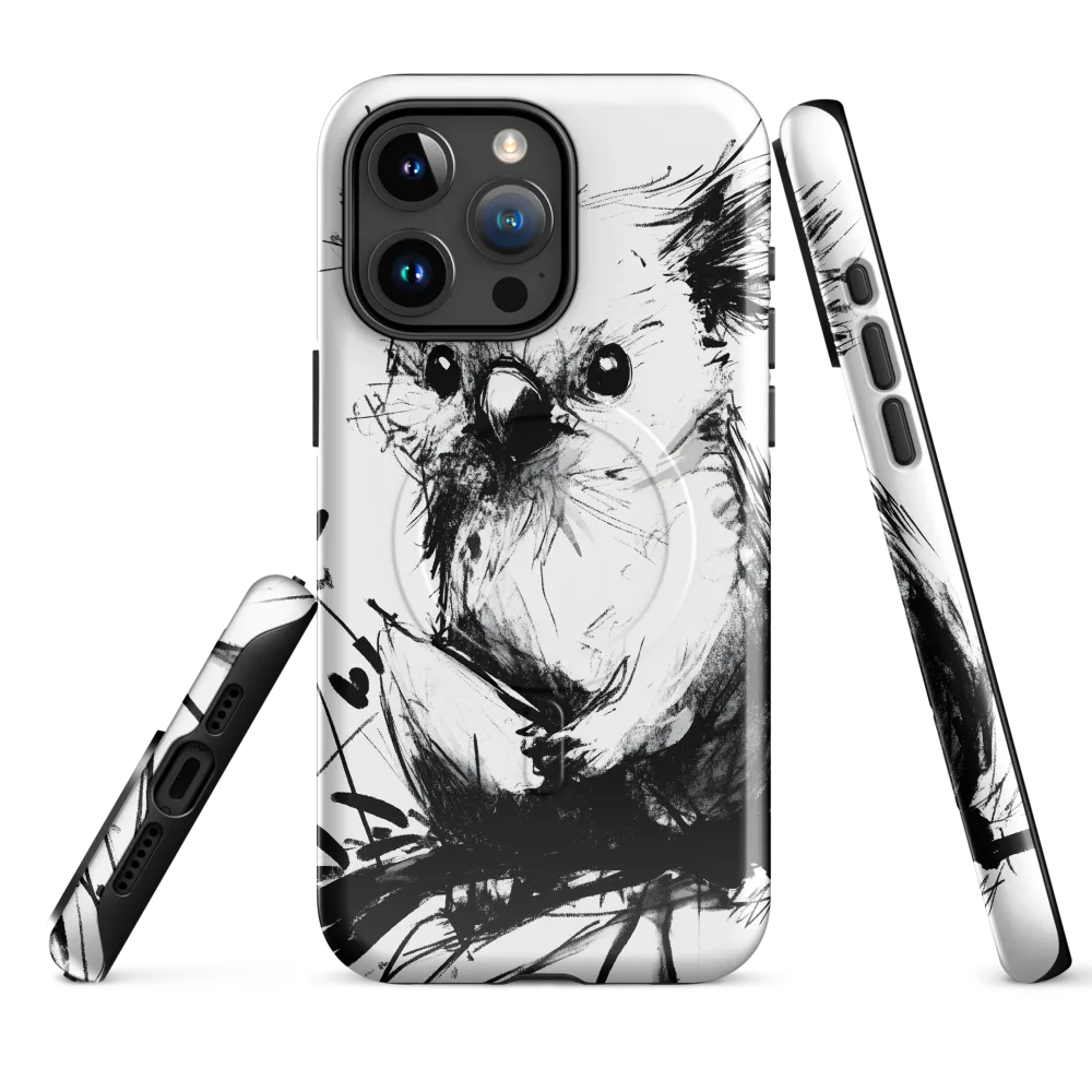 Whimsical Koala in Ink