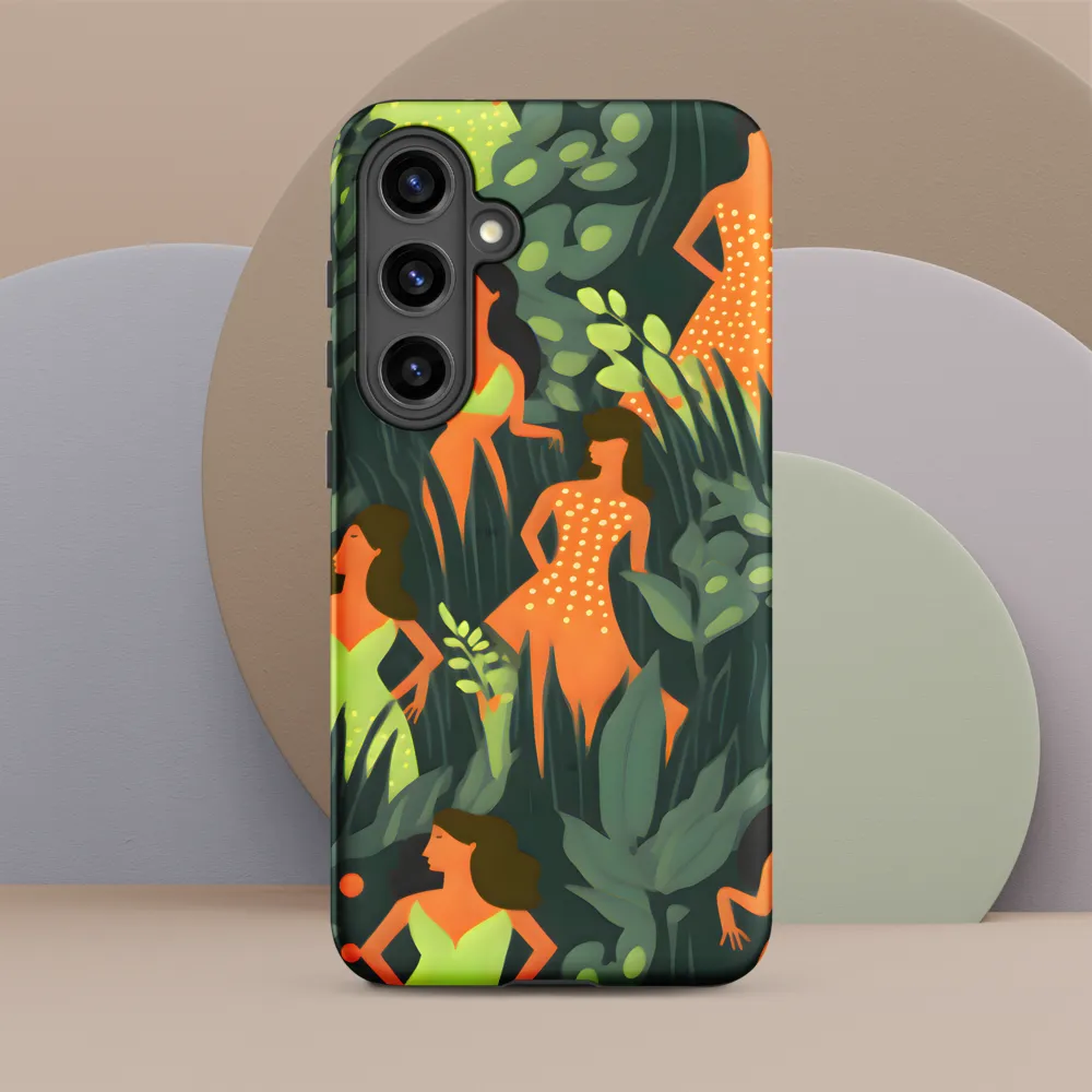 Playful Harmony in Patterns | Phone Case |  S24 Plus | Tough Case | Matte
