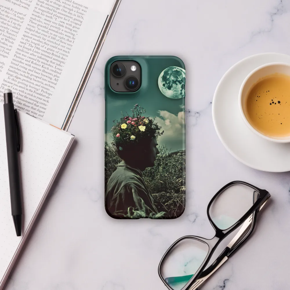 Moonlit Blossom | Phone Case |  15 Plus | Snap Case | Matte