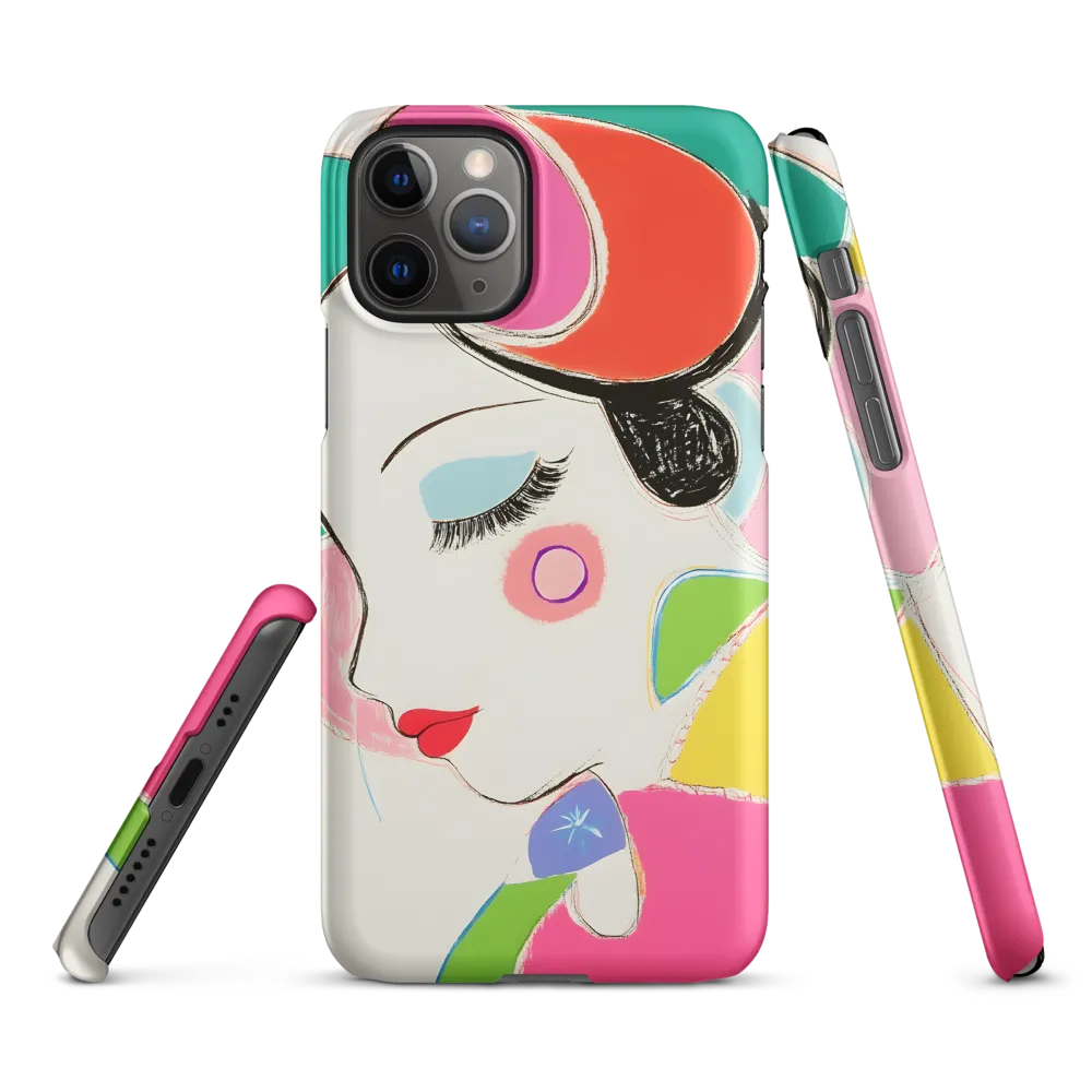 Whimsical Portrait in Colorful Abstraction