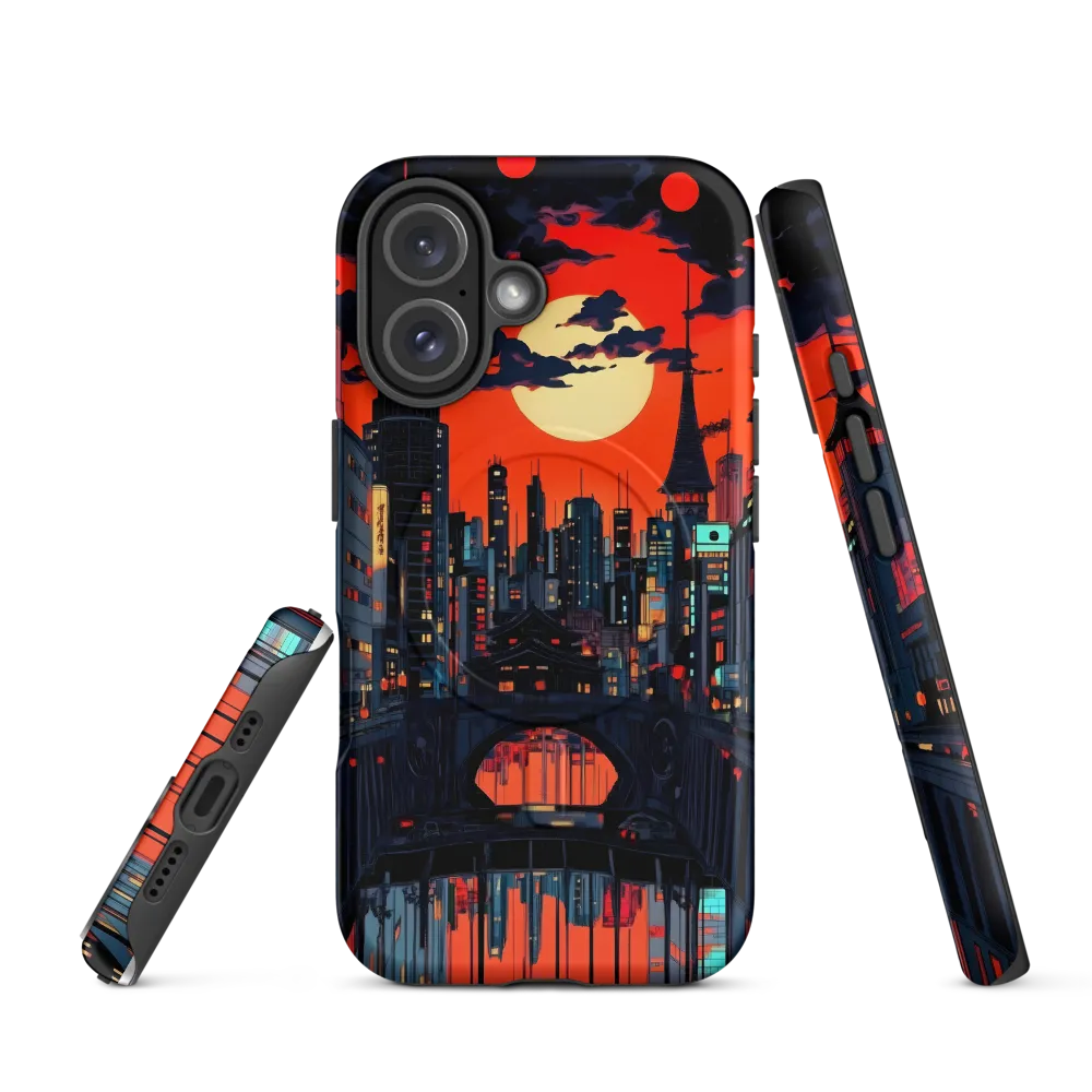 Nightfall in a Neon City