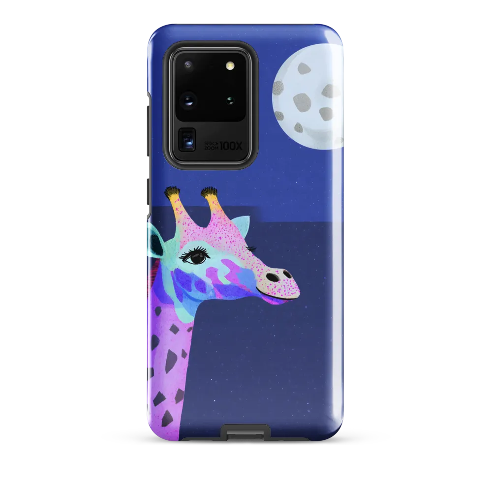 Whimsical Giraffe Under the Stars