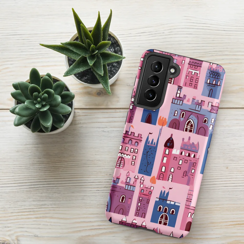 Whimsical Castles: A Playful Tapestry | Phone Case |  S21 FE | Tough Case | Matte