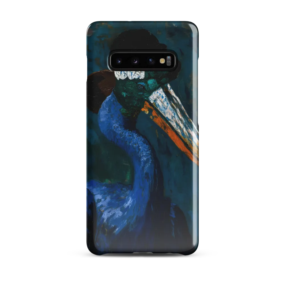 Majestic Absurdity: The Hat-Wearing Bird | Phone Case |  S10 Plus | Snap Case | Glossy