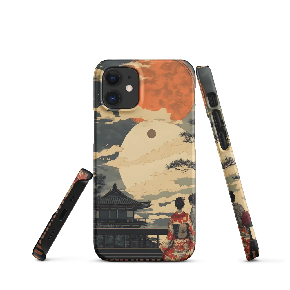 Under the Embrace of the Moon | Phone Case |  12 Mini | Snap Case | Matte