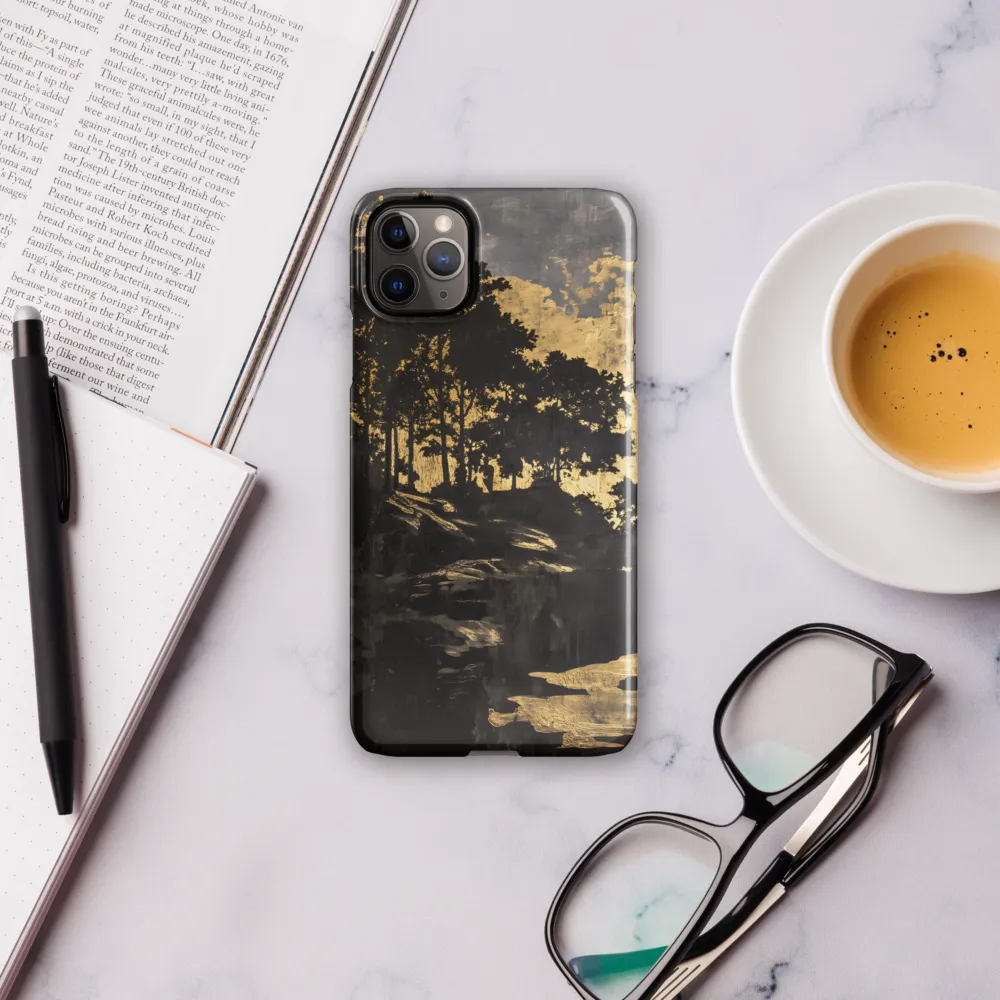 Golden Silhouettes | Phone Case |  11 Pro Max | Snap Case | Glossy