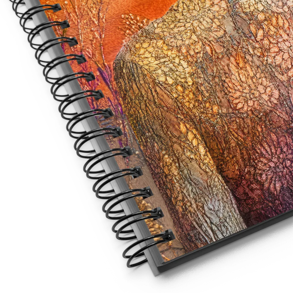 Harmony of Texture and Color | Spiral Notebook