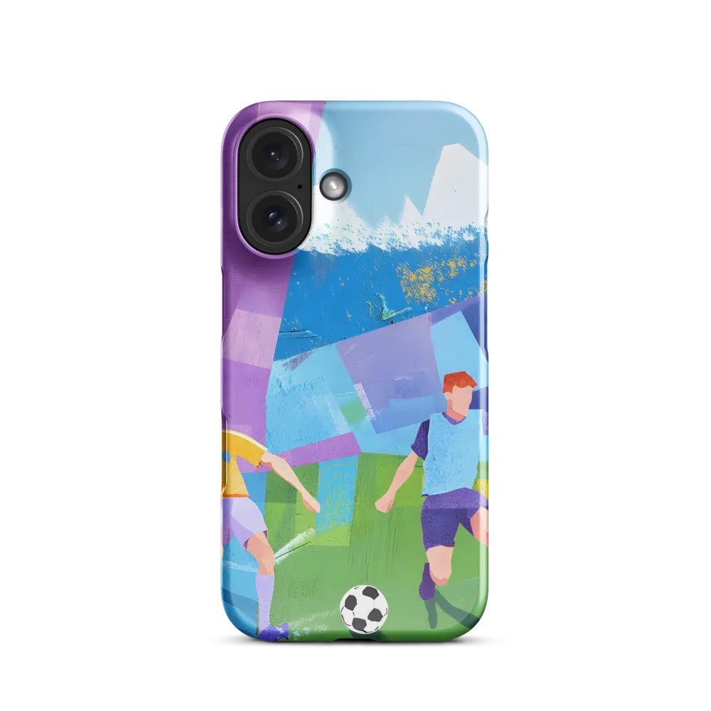 Dynamic Duel on the Field | Phone Case