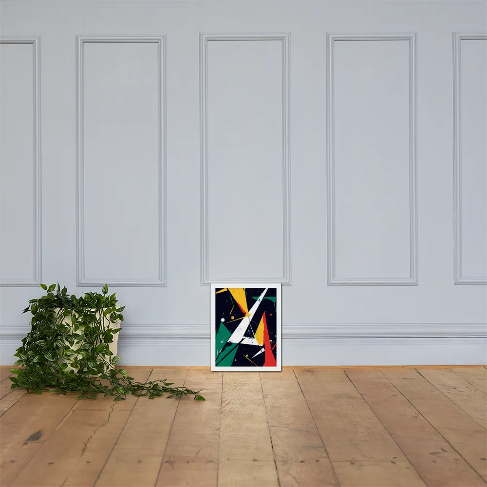 Dynamic Geometries | Poster with White Frame | 11″×14″