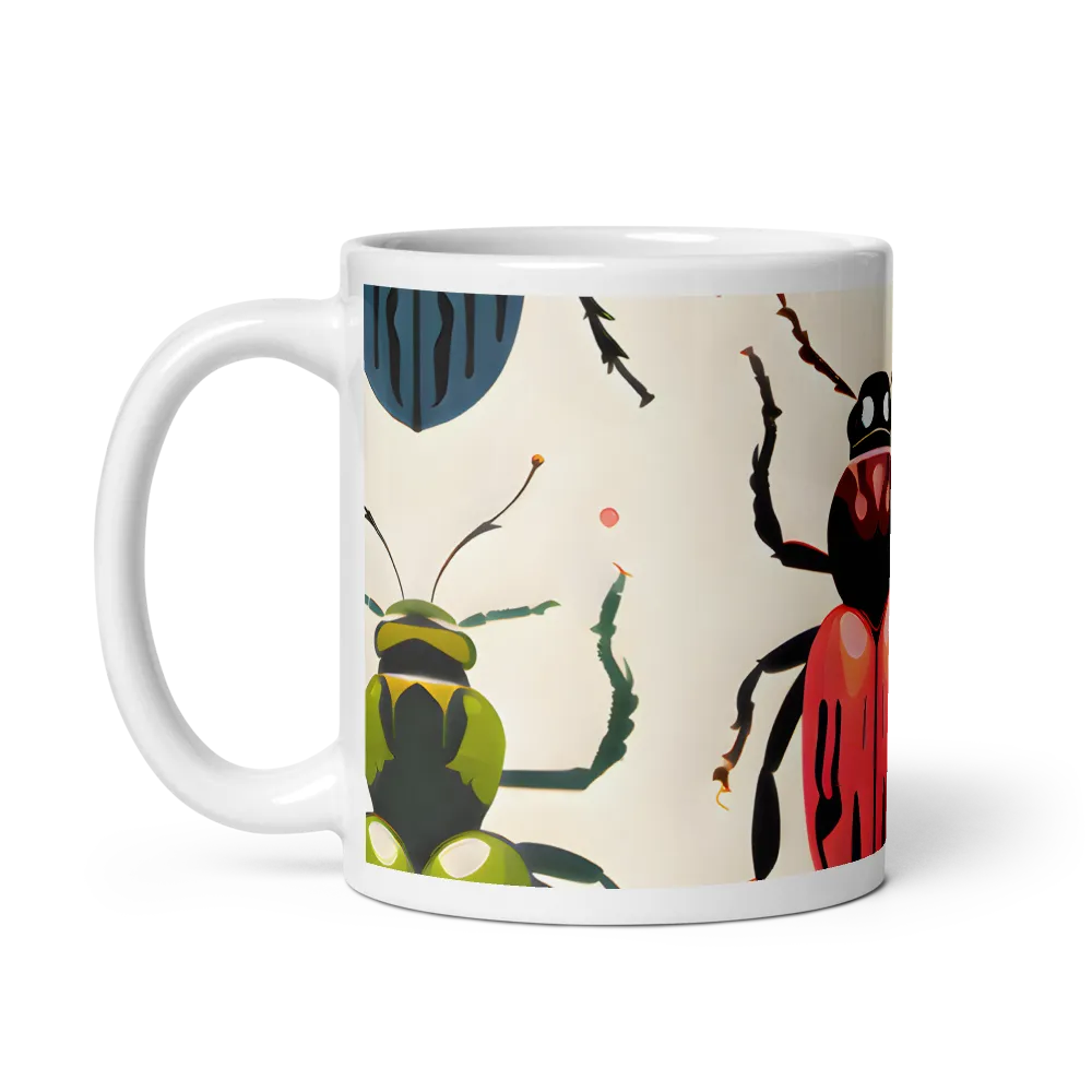 Beetle Serenade | Mug with White inside | 11 oz