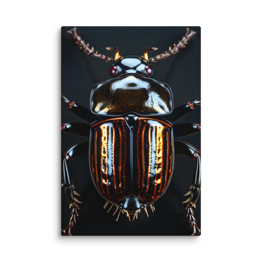 Luminous Insect Majesty | Canvas | 8″×12″
