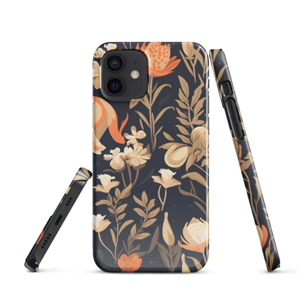 Floral Harmony: A Dance in the Dark