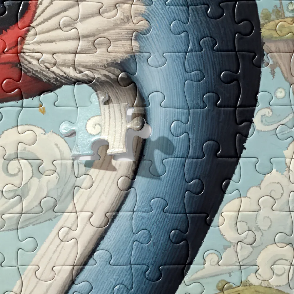 Cloud Crane 
 Jigsaw Puzzle