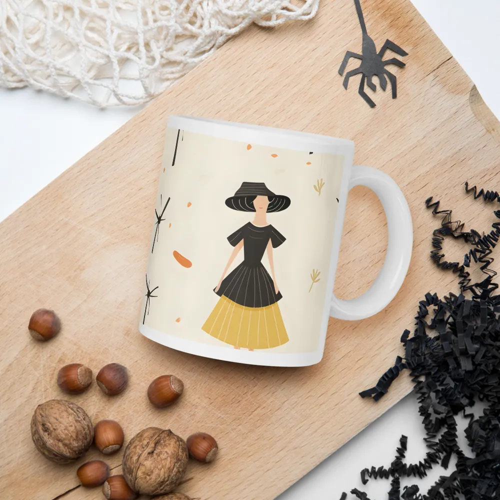 Whimsical Patterns of Nature and Femininity | Mugs | Multiple Sizes & Colors