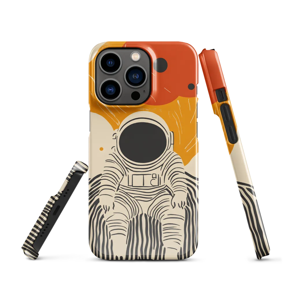 Astronaut in Cosmic Thoughts | Phone Case |  13 Pro | Snap Case | Glossy
