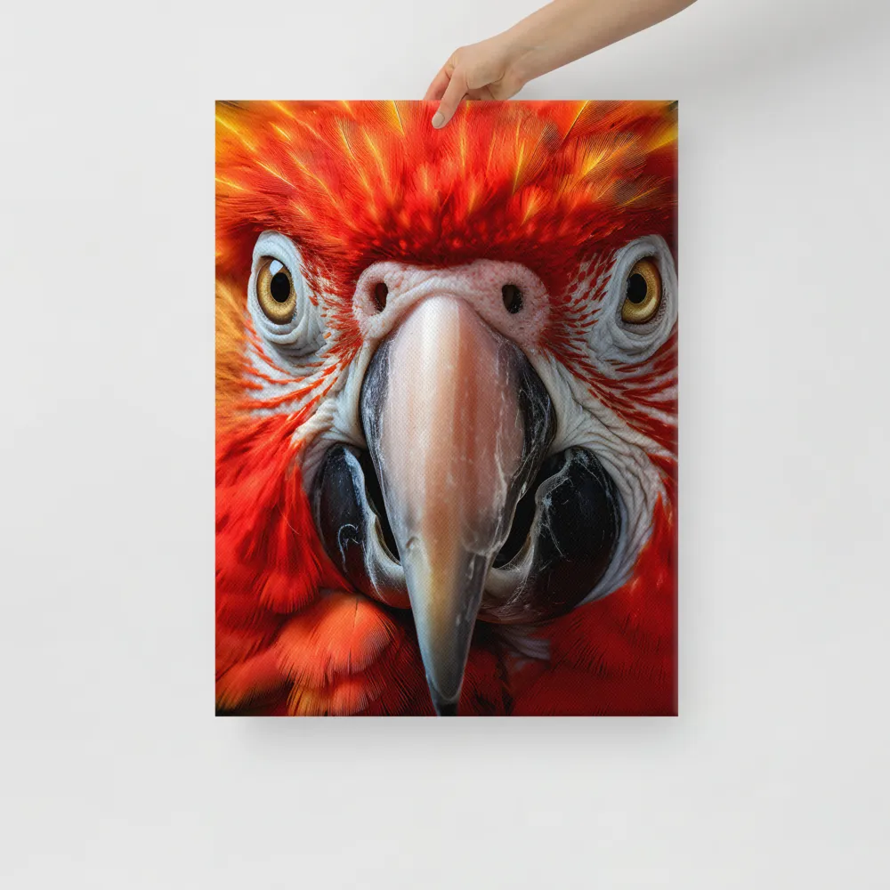 The Fiery Gaze of the Parrot