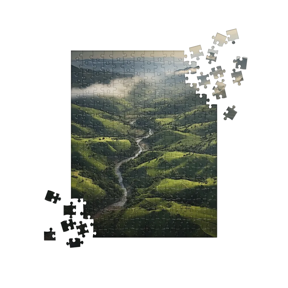 Tranquil Green Valleys | Jigsaw Puzzle | 252 pieces