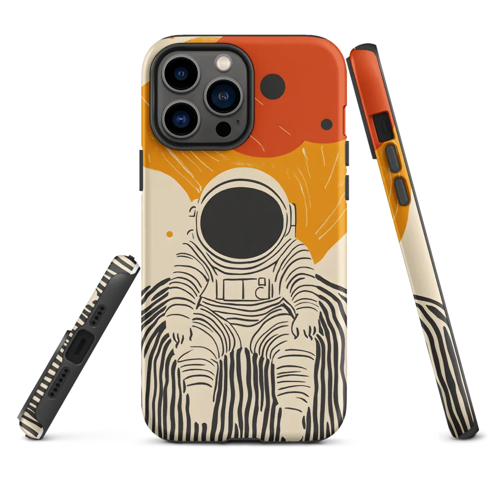 Astronaut in Cosmic Thoughts | Phone Case |  13 Pro Max | Tough Case | Matte
