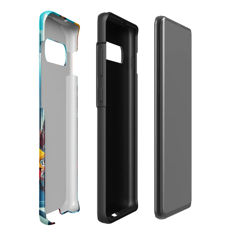 Urban Power: A Superhero's Stance | Phone Case |  S10 Plus | Tough Case | Glossy