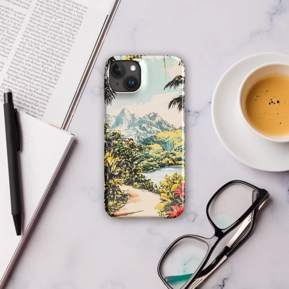Tropical Serenity | Phone Case |  15 Plus | Snap Case | Glossy