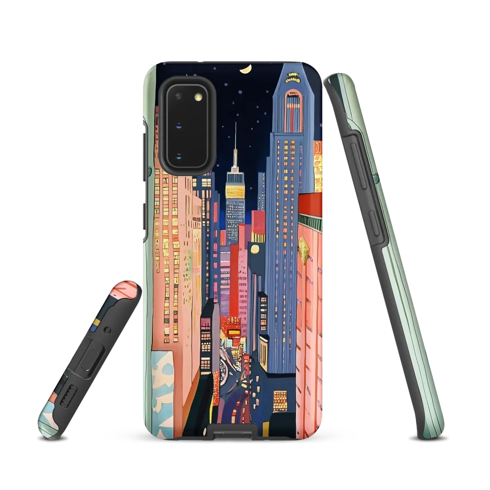 Urban Dreamscape: A Pop Art Night | Phone Case |  S20 | Tough Case | Matte