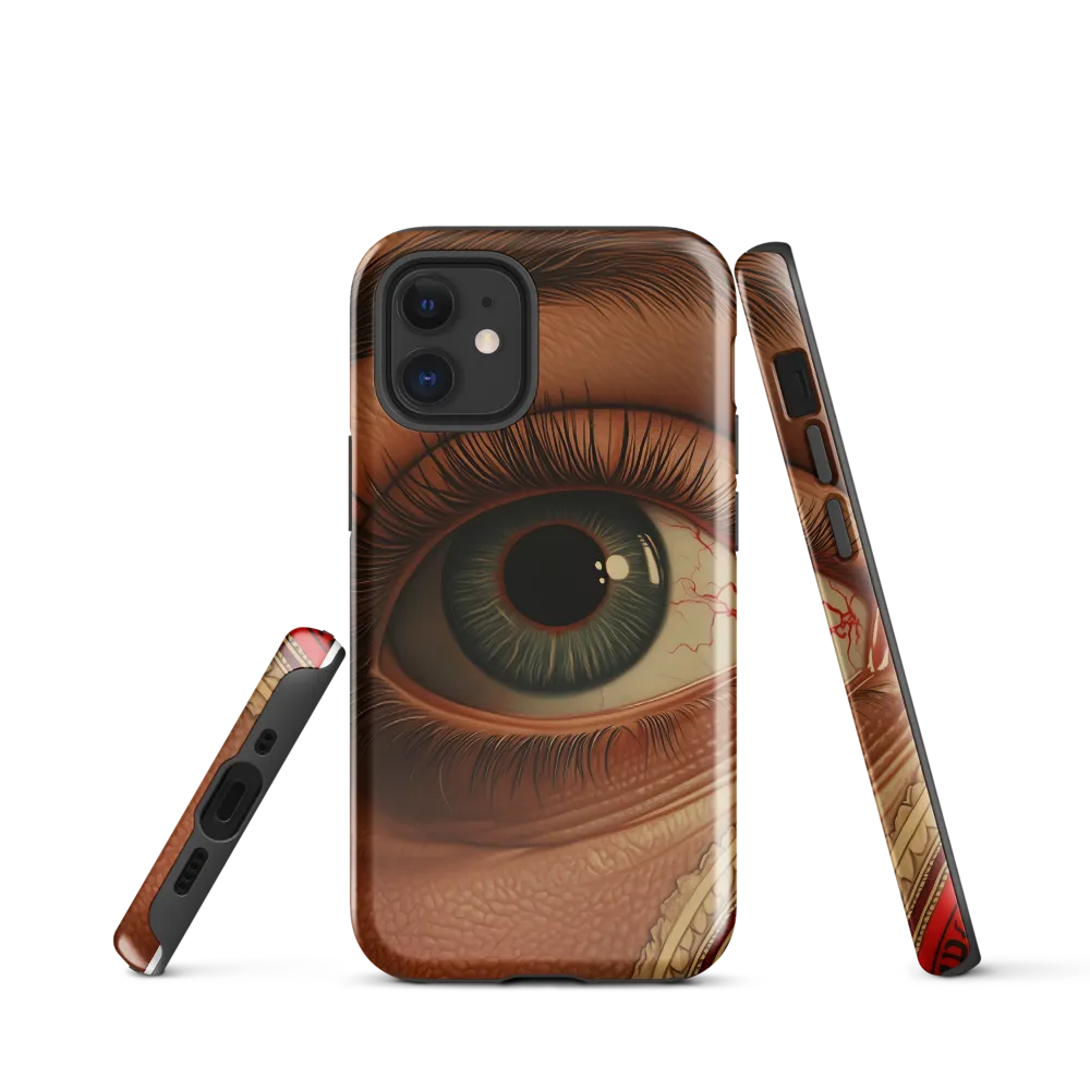 The Gaze of Anatomy | Phone Case |  12 mini | Tough Case | Glossy