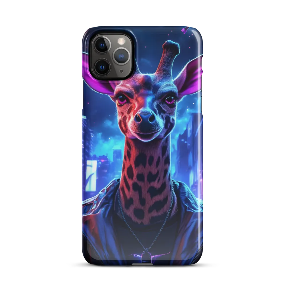 Urban Giraffe: A Neon Fantasy | Phone Case |  11 Pro Max | Snap Case | Glossy