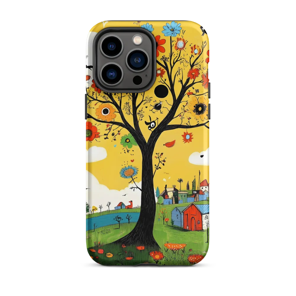 Whimsical Blooms of Life | Phone Case |  14 Pro Max | Tough Case | Matte
