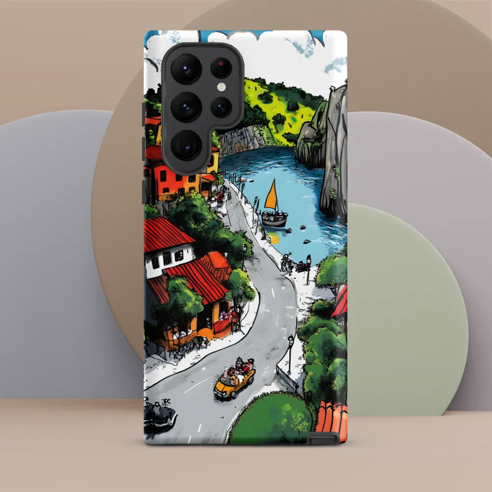 Whimsical Village by the Water