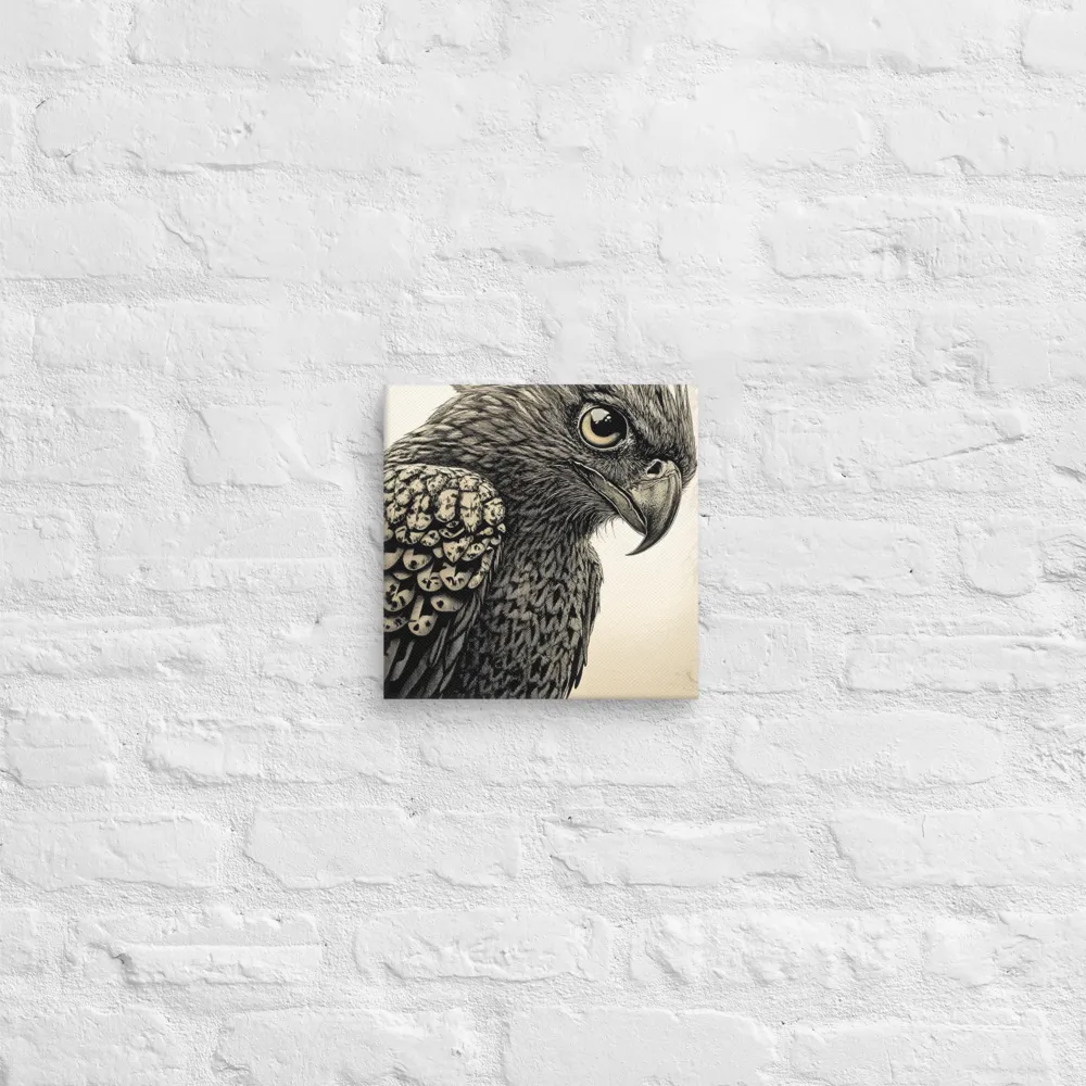 Majestic Owl in Detail | Canvas | 10″×10″