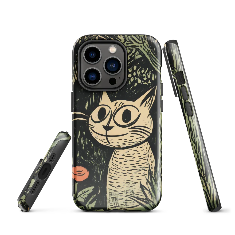 Whimsical Cat in the Forest
