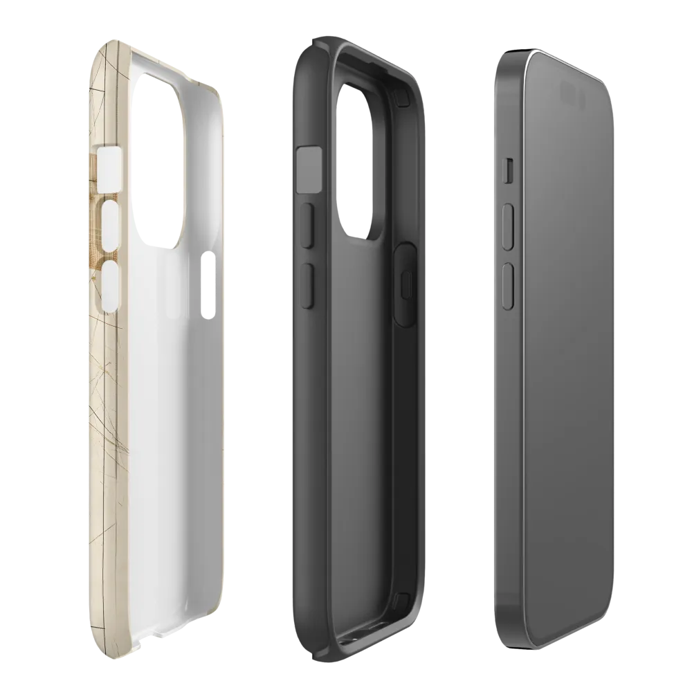 Elegance in Lines | Phone Case |  14 Pro | Tough Case | Matte