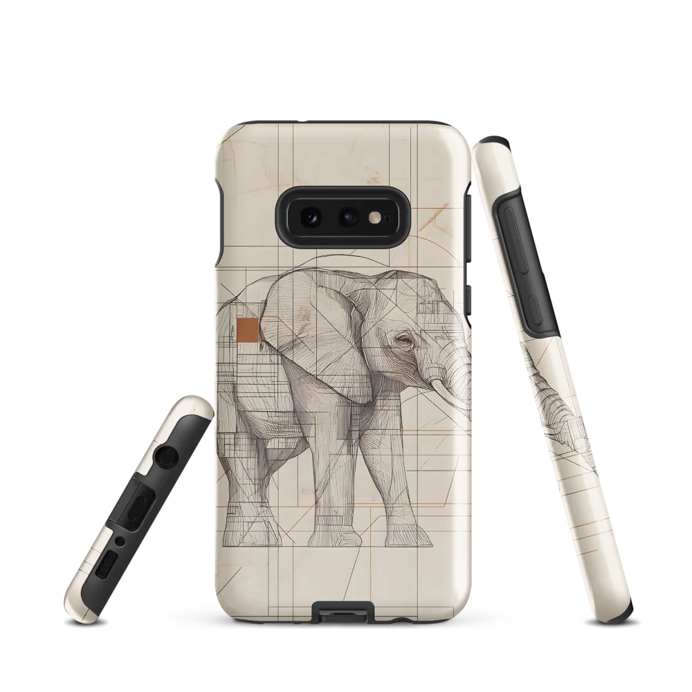 Geometric Elegance: The Steel Elephant
