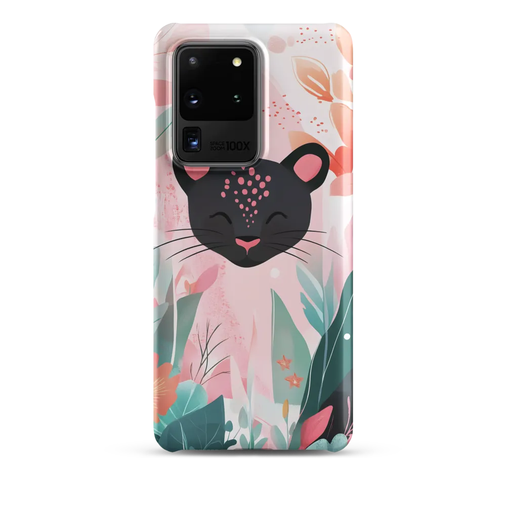 Whimsical Panther in Bloom